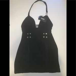 Versus Versace Halter neck mini dress
